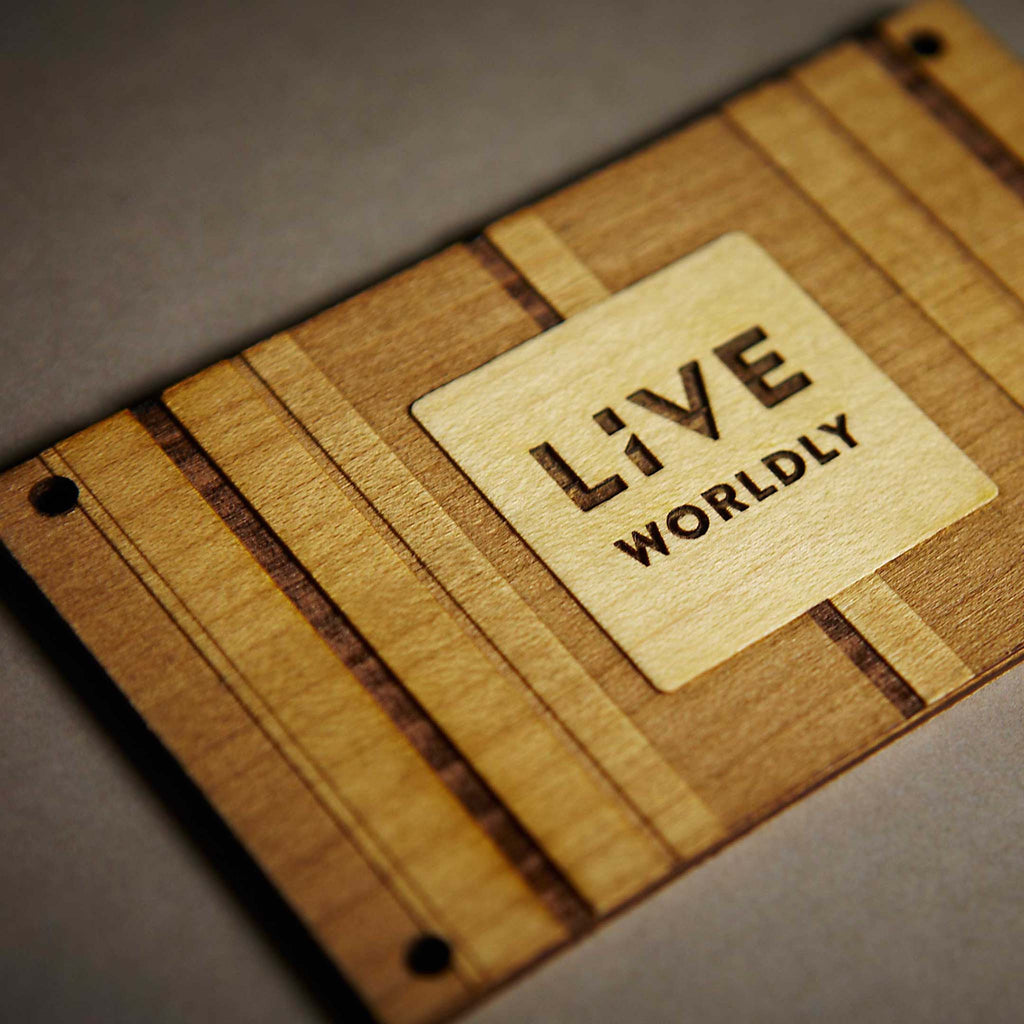 Live Worldly Hangtag