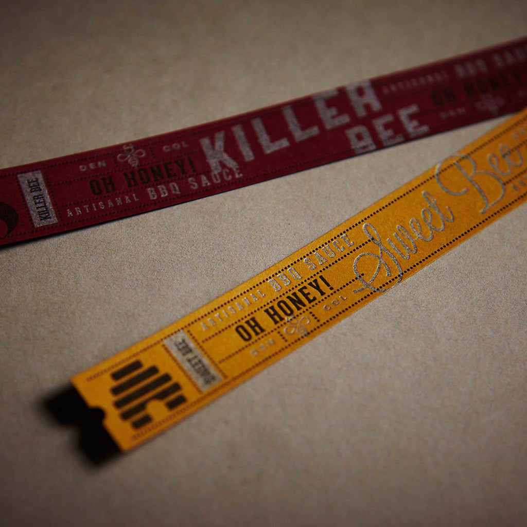 Oh Honey BBQ Sauce Packaging