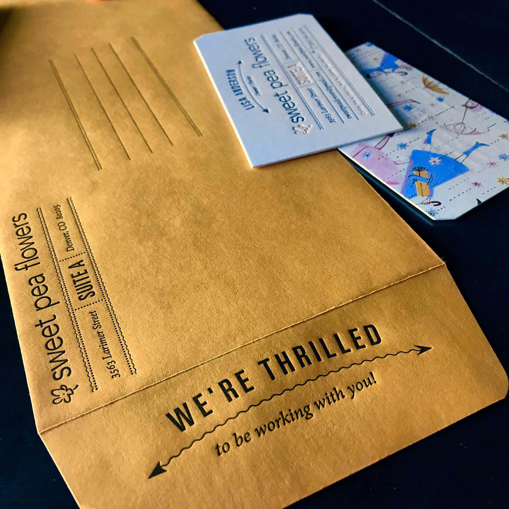 Sweet Pea Flowers Stationery