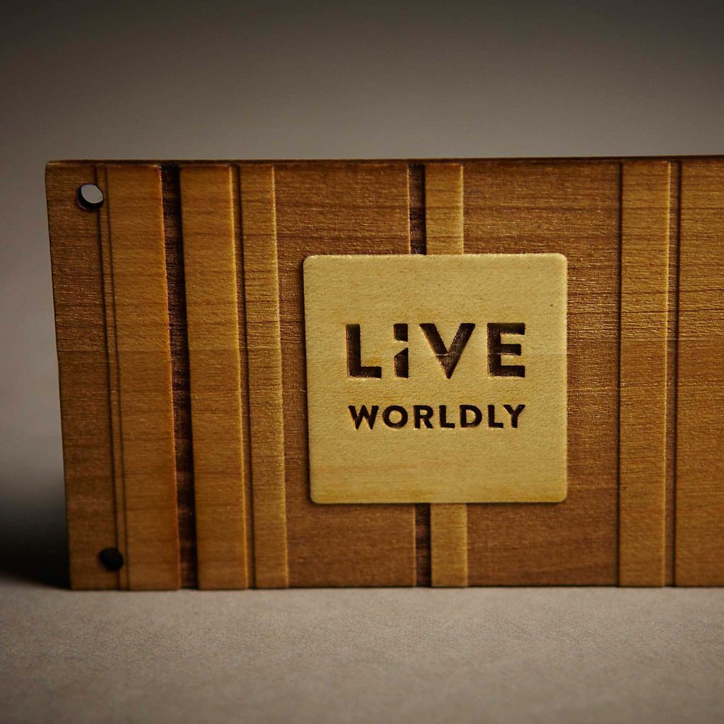 Live Worldly Hangtag