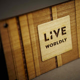 Live Worldly Hangtag