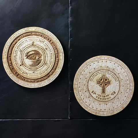 Lost Abbey Wood Coasters